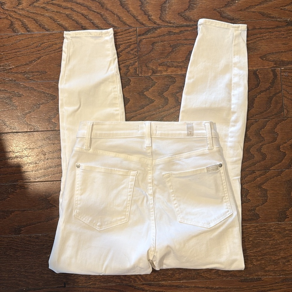 7 for All Mankind high waist ankle skinny jeans, size 27 - Picture 6 of 7